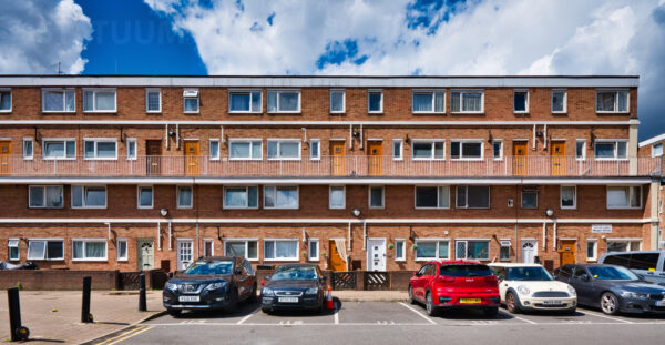 Off Burdett Road, Mile End